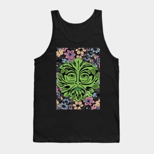 FLORAL GREEN MAN Tank Top